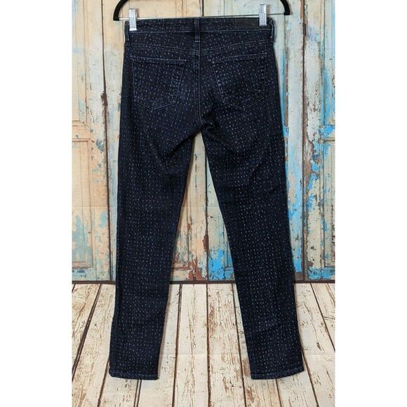 Adriano Goldschmied Womens Size 25R Blue Stevie Ankle Slim Straight Denim Jeans - Picture 4 of 8